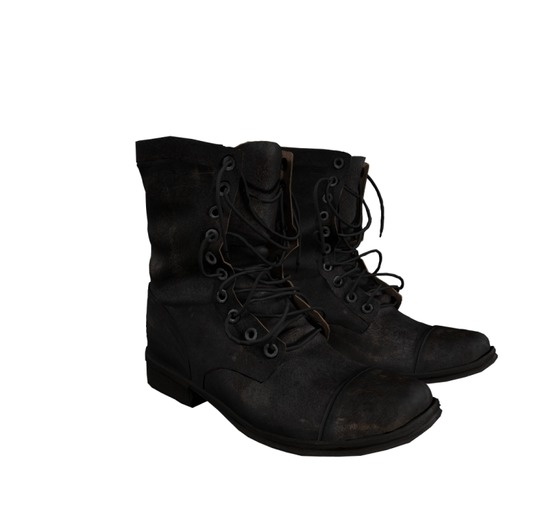 leather Boots black