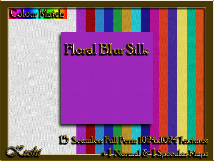 Floral Blur SILK Textures 