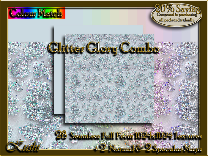 Glitter Glory Combo Textures