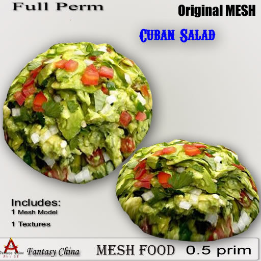  FC- Full Perm Mesh Cuban Salad 