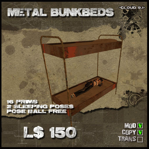 =Cloud 9.1= Metal Bunkbeds