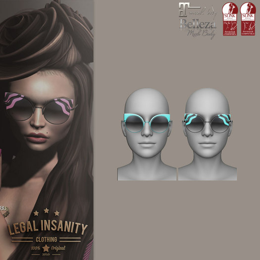 Legal Insanity - West Sunglasses Azure