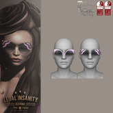 Legal Insanity - West Sunglasses Pink