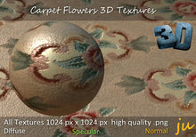JU Carpet Flowers 3D Textures Full Perm