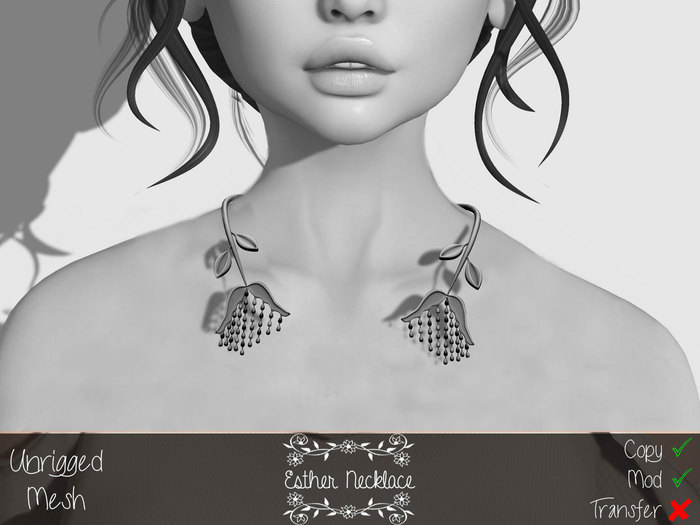 Esther Necklace - Silver Demo