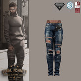 Legal Insanity - Kanye bleach ripped jeans