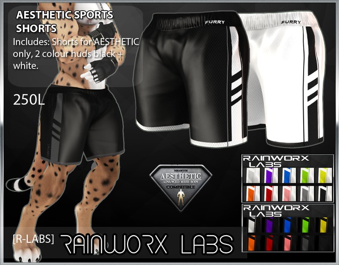 [RL] AESTHETIC - Sport Shorts + HUDS