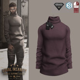 Legal Insanity - Martin eggplant sweater