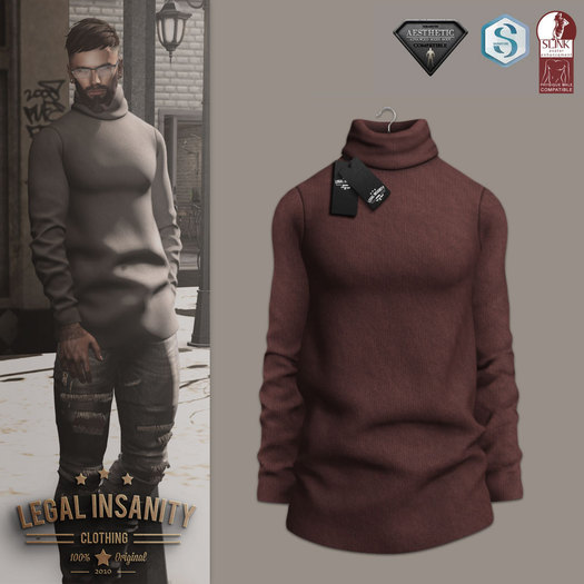 Legal Insanity - Martin red sweater