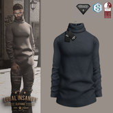 Legal Insanity - Martin blue sweater