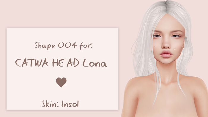 Shape 004 (For CATWA HEAD Lona)