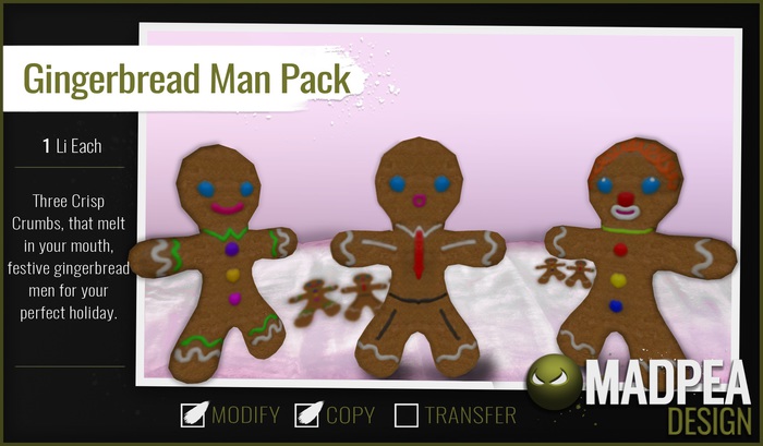 MadPea Gingerbread Man Pack