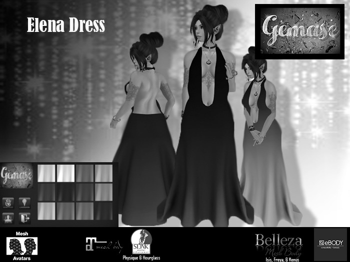 DEMO Gemase Designs - Elena Dress - HUD - Wear Me