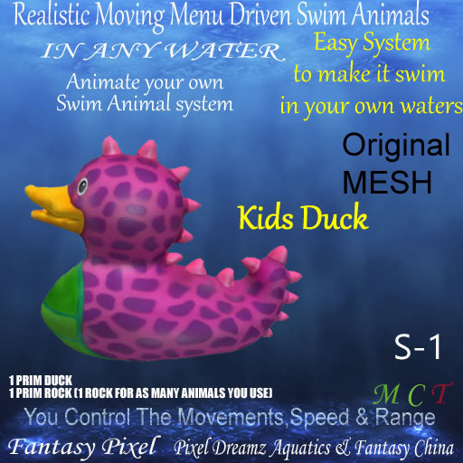 FP- RMM Driven Swim Animals kids duck s-1 bp