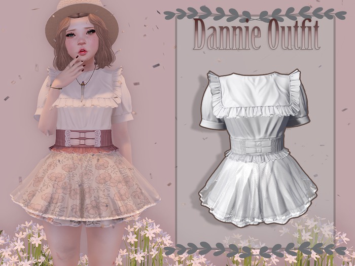{MB} Dannie Outfit - Whiteout