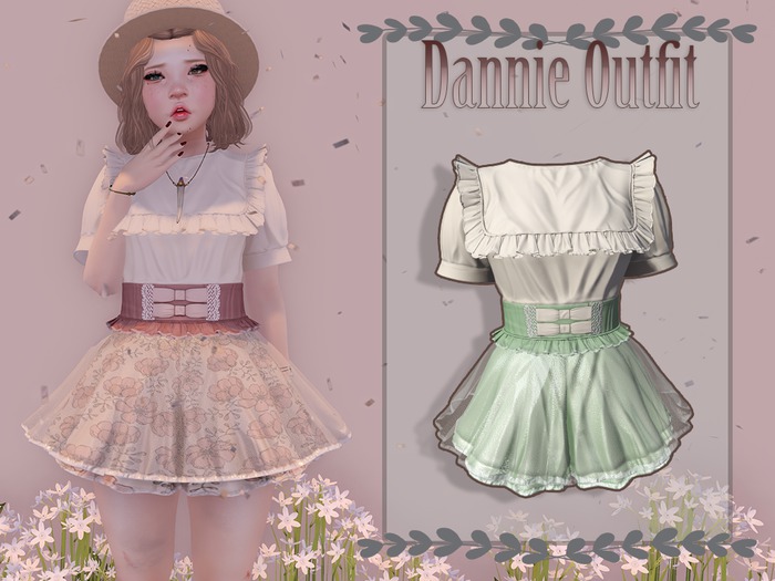 {MB} Dannie Outfit - Minty