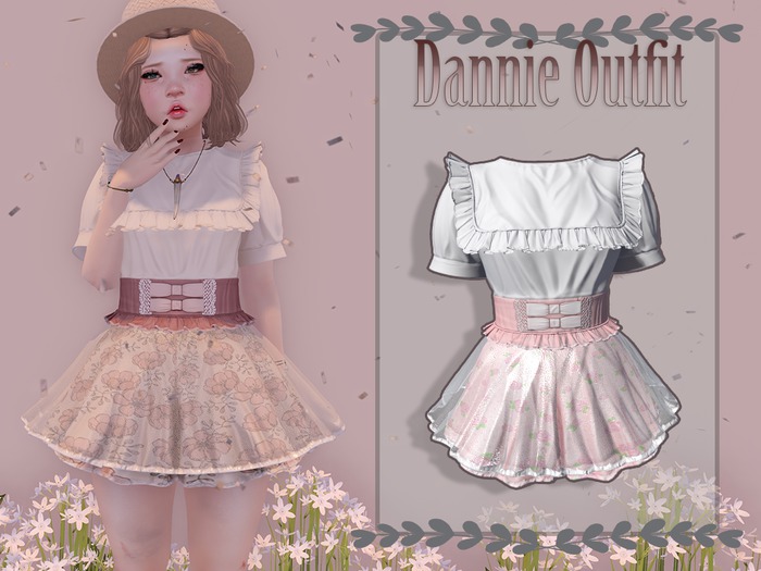 {MB} Dannie Outfit - Hime Rose