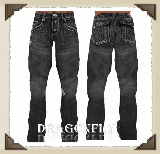 **DD**Bohemian Black L/R Jeans Set