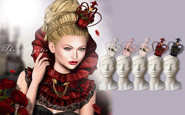 *The Mystic* Victoria Rose Crown (all Colors)