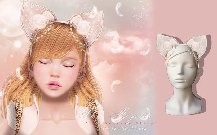 *The Mystic*little fox headdress (Milk)