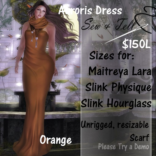 [S&T] Auroris Dress - Orange