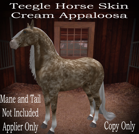 *S&B* Ceam Appaloosa  Teegle Skin Applier Crate