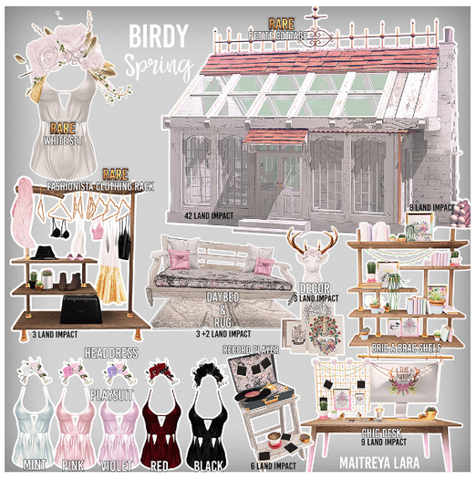 Birdy - Flower Headdress - Dark