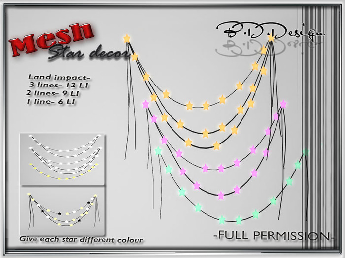 .::B.D.D::. FULL PERM-Star decor