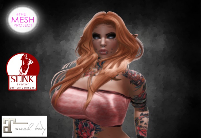 Tube Top Pink Jean -Bag