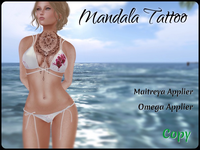 Henna Tattoo Moon - Mandala-