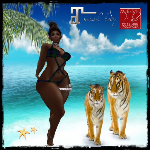 *B.O.C* Trikini BLUE/GREEN Cloth