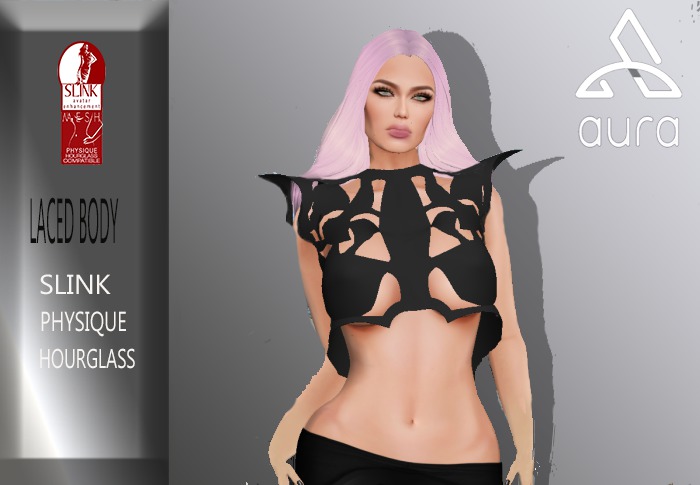 LACED BOLERO FOR STANDART AND SLINK BODIES BLACK*