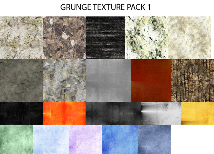 WD grunge 1 texture pack