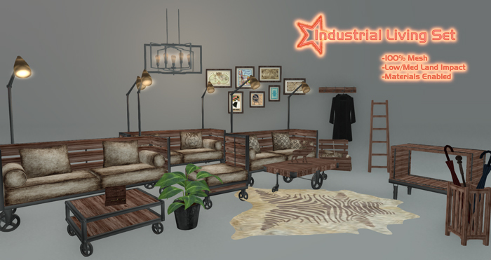 *SQ* Industrial Living Set