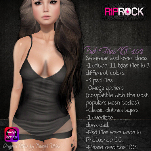 RipRock - Kit 102, Omega Applier, psd, tga, full perms