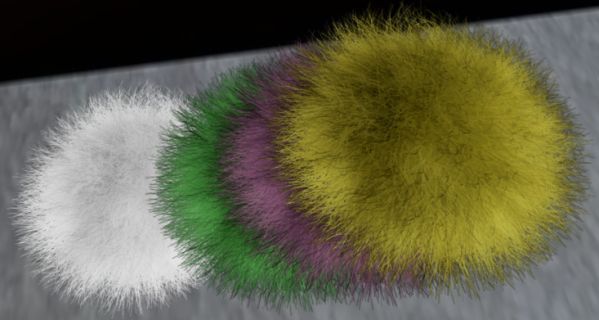 Round Fur Carpet Rugs (4 in1 Box)