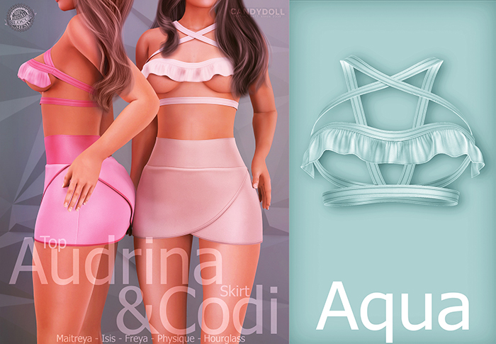 _CandyDoll_Audrina Top Aqua