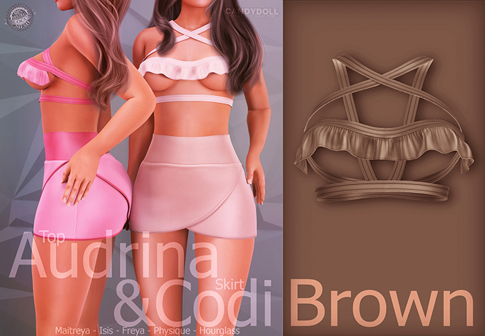 _CandyDoll_Audrina Top Brown