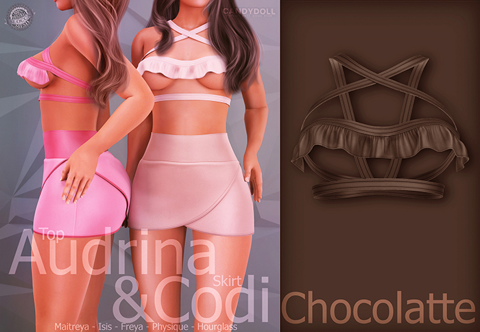 _CandyDoll_Audrina Top Chocolate