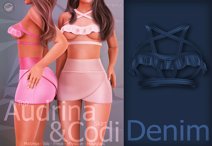_CandyDoll_Audrina Top Denim