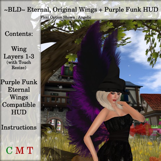 ~BLD~ Eternal, Original Wings with Purple Funk HUD