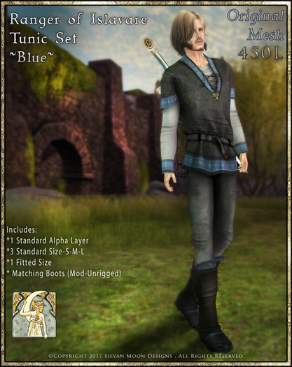 !!SMD!! Ranger of Islavare Tunic Set-Blue
