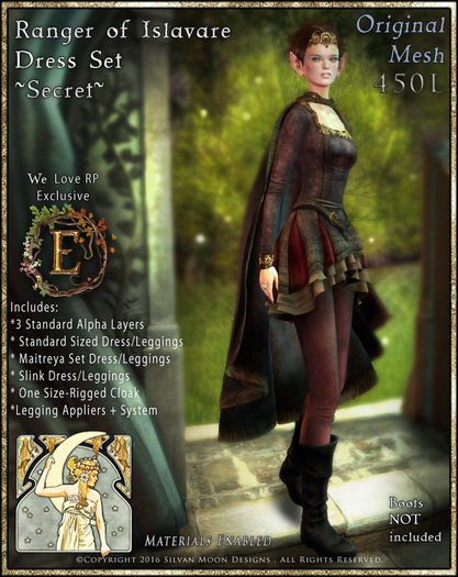 !!SMD!! Ranger of Islavare Dress Set-Secret