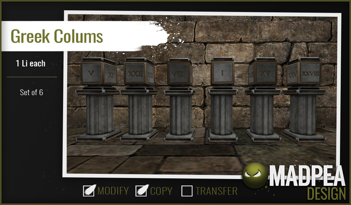 MadPea Greek Columns Boxed