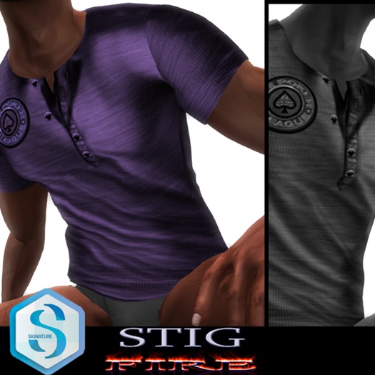 T-Shirt Only Signature purple