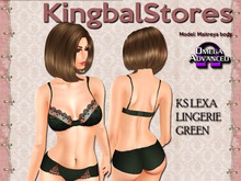 100 [50] KS LEXA LINGERIE GREEN