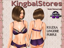 100 [50] KS LEXA LINGERIE PURPLE