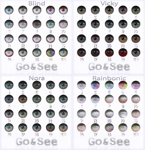 Go&See * Nora * Eyes ~ Fatpack