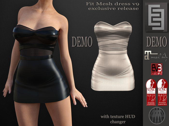 Elven Elder Fit Mesh Dress v9 DEMO