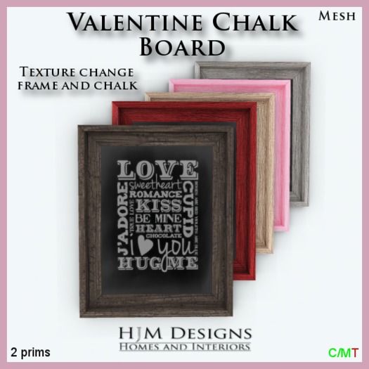 Valentine Chalk Board